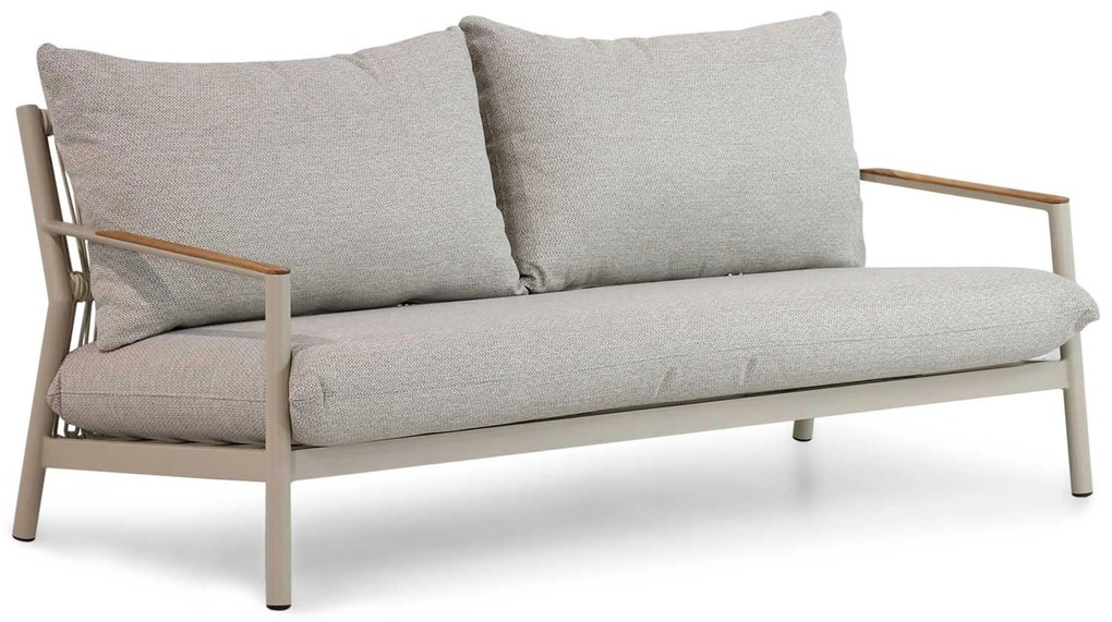 Stoel en Bank Loungeset 5 personen Aluminium/Rope Taupe Coco Sevilla