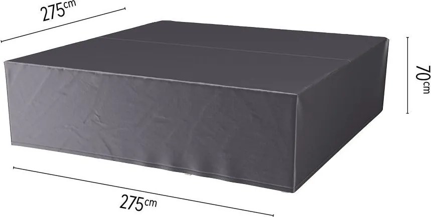 Platinum Aerocover loungesethoes - Ademende hoes voor loungeset 275 x 275 x H70cm