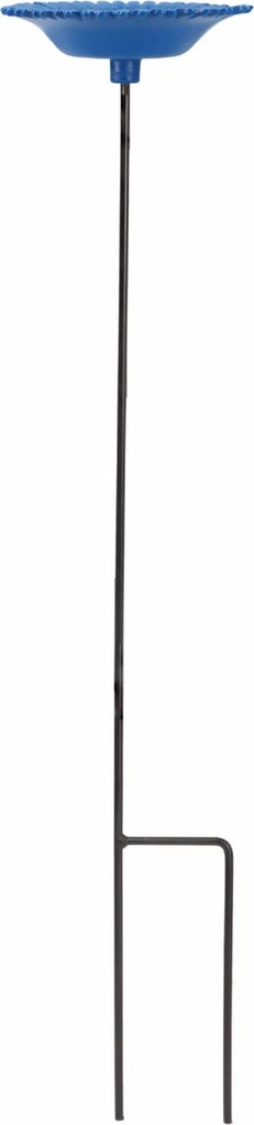 Bûten Gift Feeder Stake Korenbloem Vogelvoederschaal - 72 cm - Blauw - Metaal