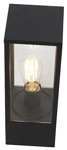 Smart staande buitenlamp zwart 40 cm IP44 incl. Wifi ST64 - Charlois