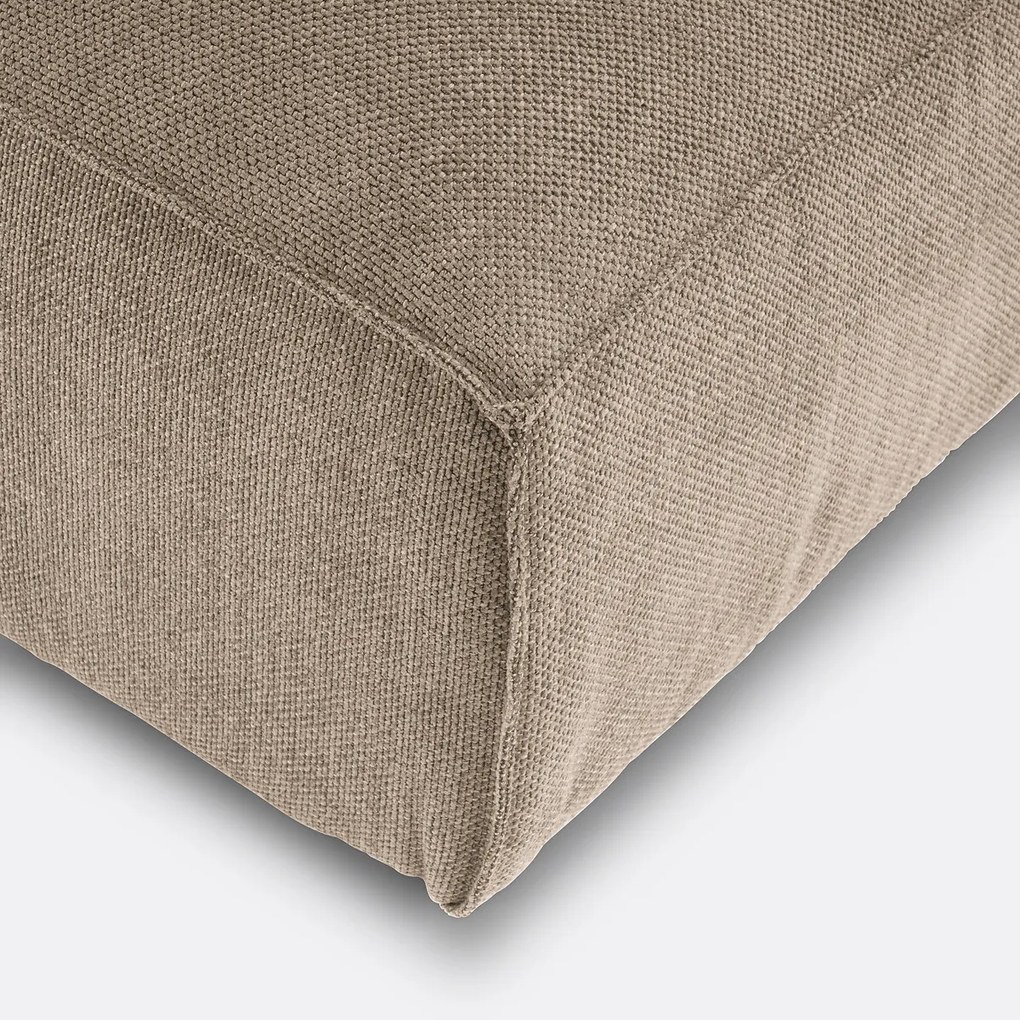 Omvormbare hoekbank, getextureerde stof, Seven