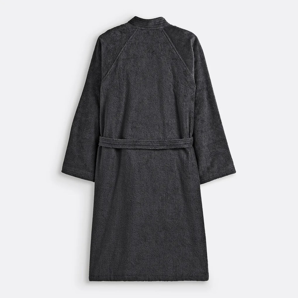 Badjas in badstof, kimono kraag, 450g/m², Haxel