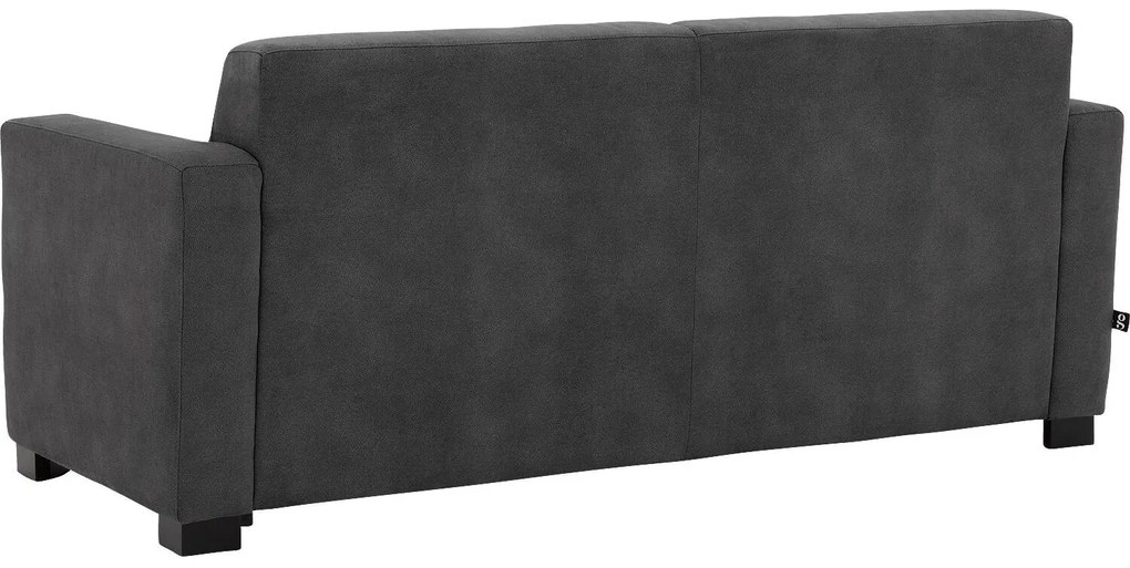 Goossens My Style antraciet, microvezel, 2,5-zits, stijlvol landelijk