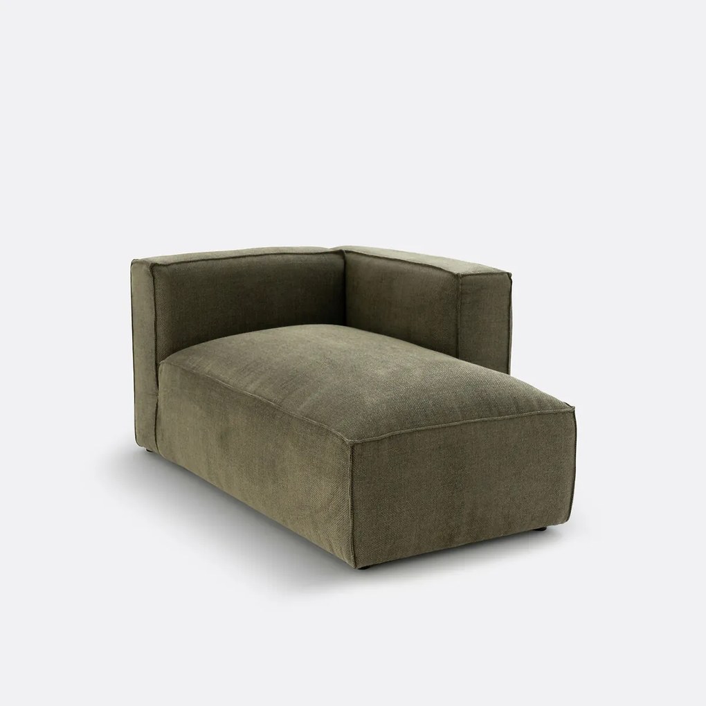 Modulaire longchair van structuurstof, SEVEN