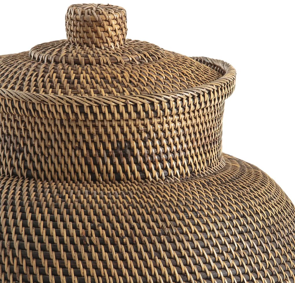 MandØ42 x H67 cm rotan en gevlochten bamboe, Brazil