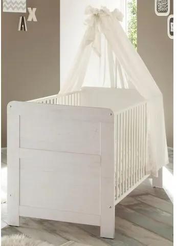 Babyledikantje passend bij meubelserie »Landhuis«, imitatie-pine/wit