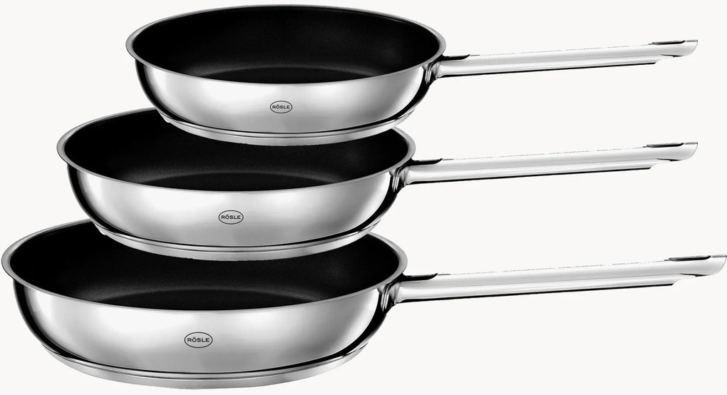 Braadpannen Pureelements, 3-delig