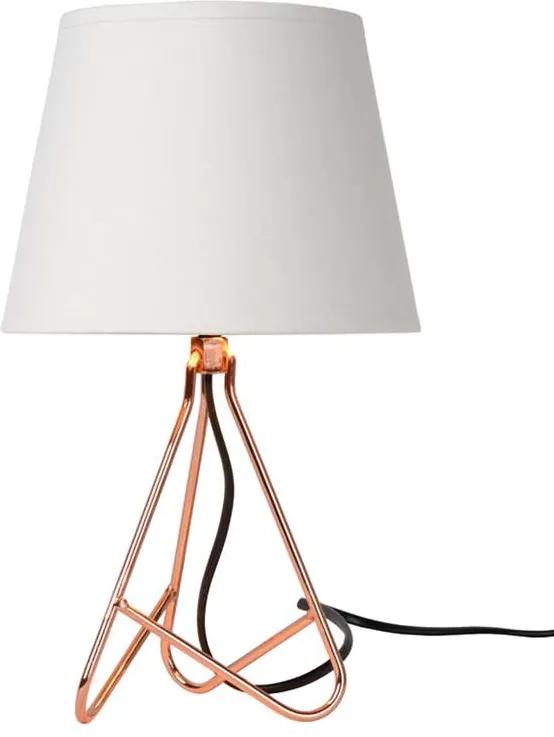 Lucide tafellamp Gitta - koper - 17 cm - Leen Bakker