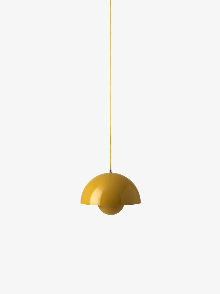 &amp;tradition -  Hanglamp FlowerPot Mosterd Design Metaal