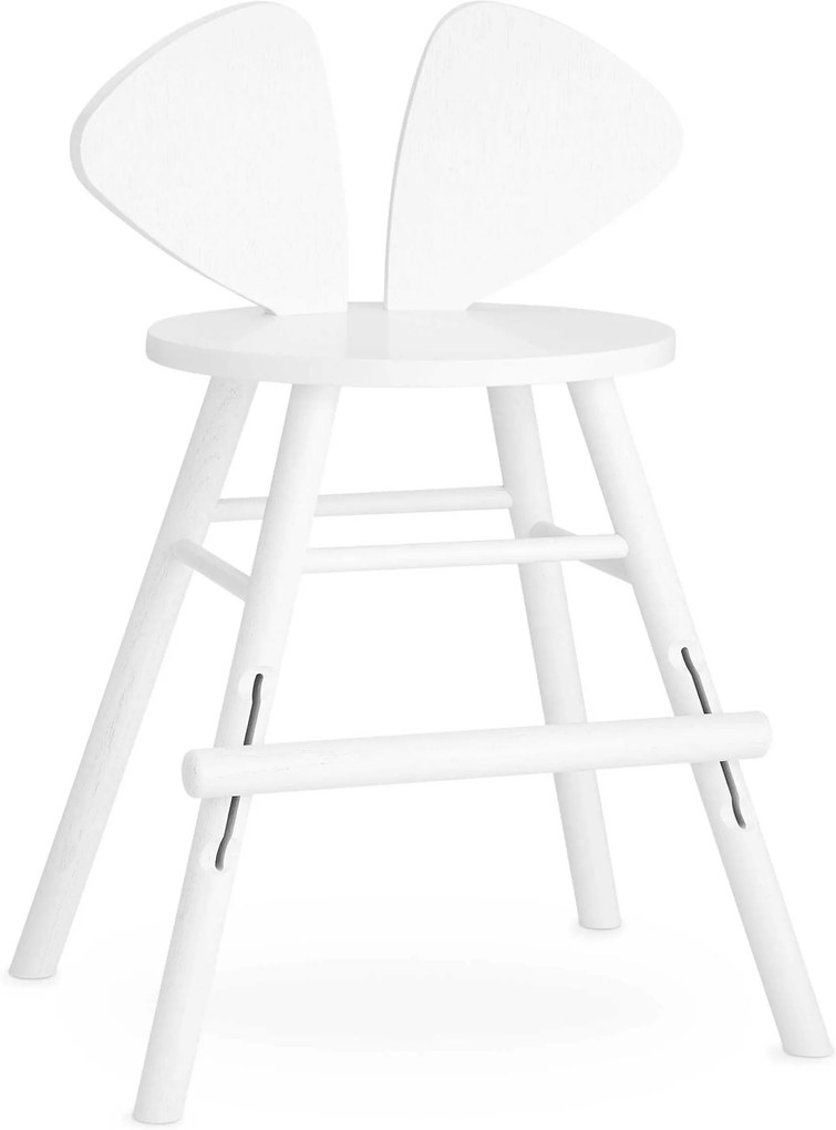 Nofred Mouse Tall kinderstoel white