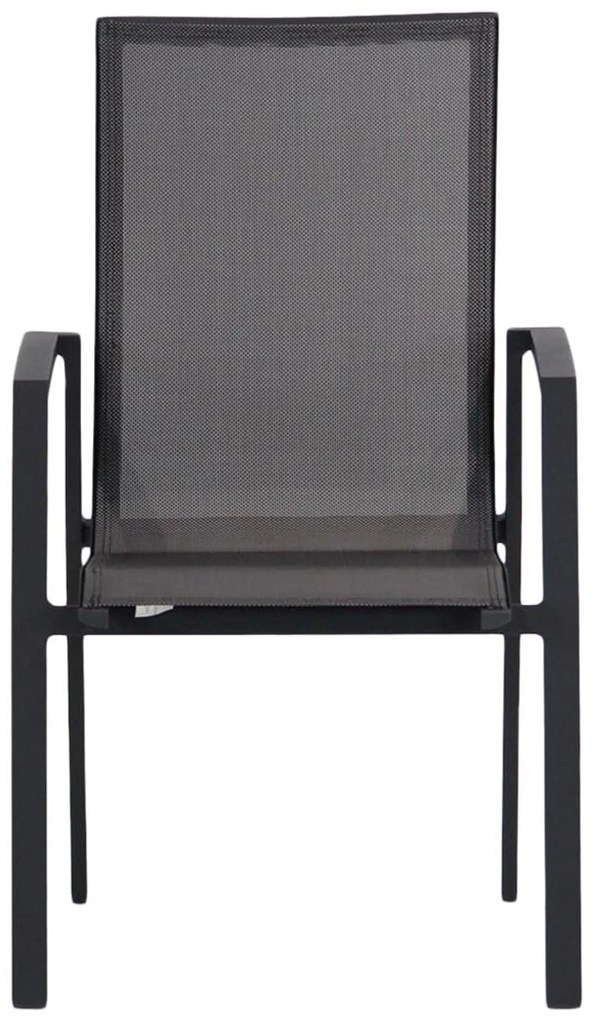 Tuinstoel stapelbaar Aluminium/textileen Grijs-antraciet Lifestyle Garden Furniture Ultimate