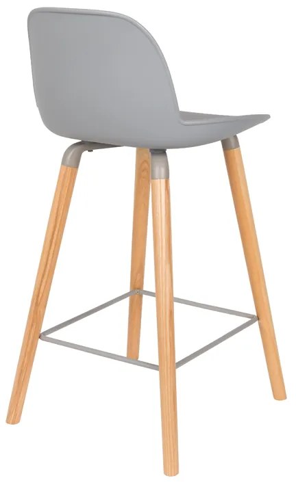 Zuiver Albert Kuip Design Barkruk Lichtgrijs