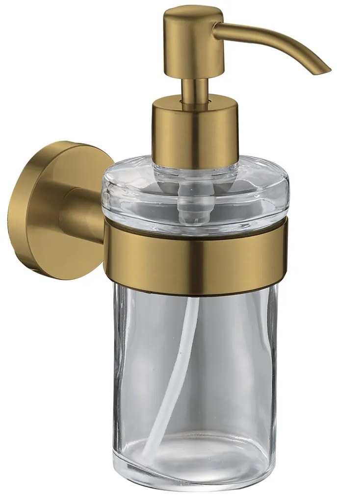 Plieger Vigo zeepdispenser geborsteld goud