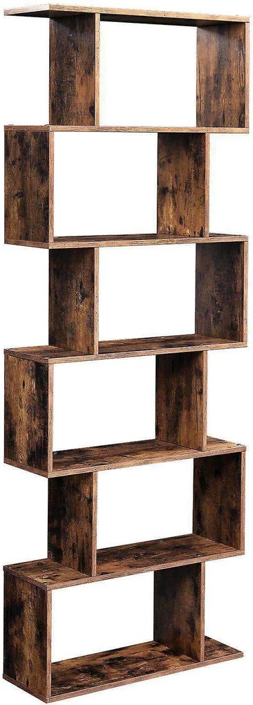 Nancy's Boekenkast Vintage - Kast Voor Boeken - Opbergkast - Rechthoekige Vakken