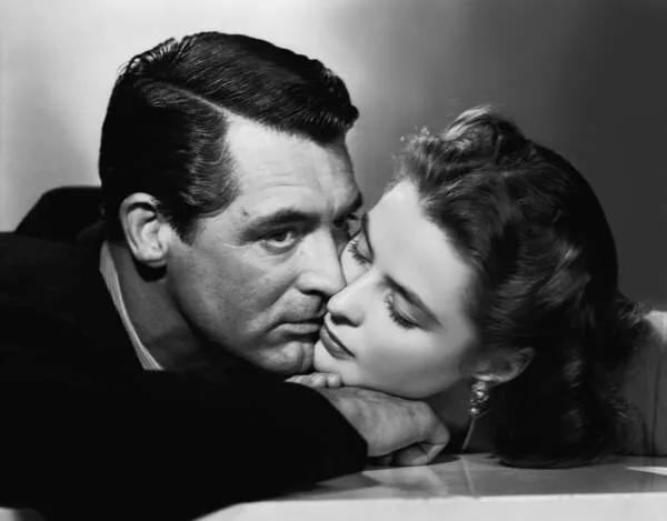 Kunstfotografie Cary Grant And Ingrid Bergman, (40 x 30 cm)