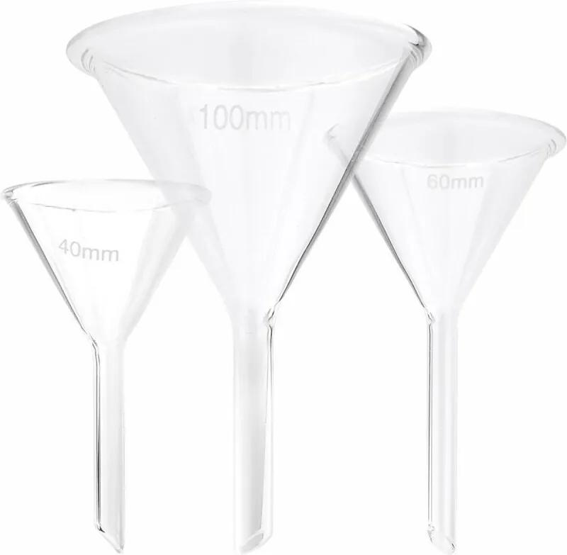 1 stuks 6 cm Glazen Trechter van hoogwaardig Borosilicaatglas voor Hoge temperaturen chemisch bestendig Laboratorium kwaliteit