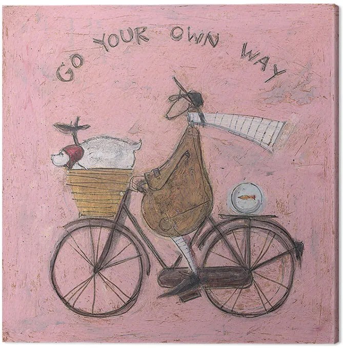 Schilderij op canvas Sam Toft - Go Your Own Way