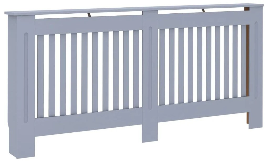 vidaXL Radiatorombouw 172x19x81 cm MDF antraciet