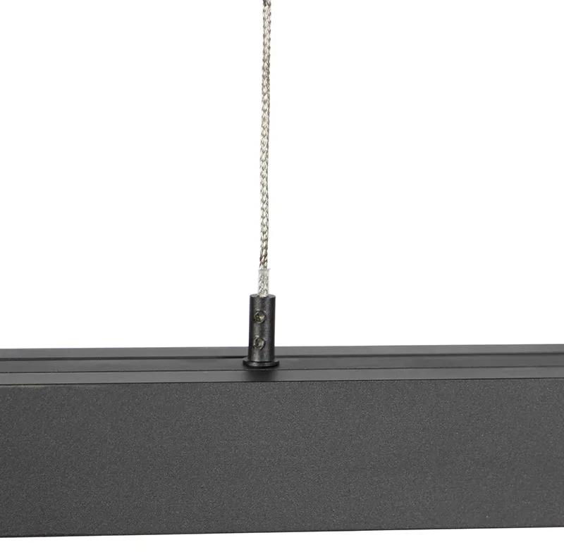 Eettafel / Eetkamer Hanglamp antraciet incl. LED en dimmer verstelbaar - Juliet Design Binnenverlichting Lamp