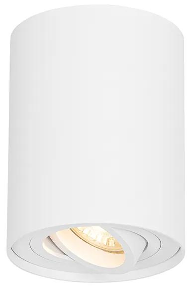 Moderne plafondSpot / Opbouwspot / Plafondspot wit draai- en kantelbaar - Rondoo up Modern GU10 Binnenverlichting Lamp