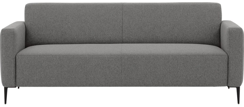 Goossens  Key West grijs, stof, 3-zits, modern design