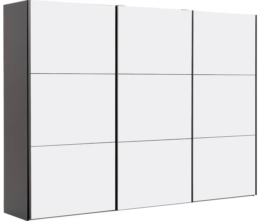 Goossens Kledingkast Easy Storage Sdk, 303 cm breed, 220 cm hoog, 3x 3 paneel schuifdeuren