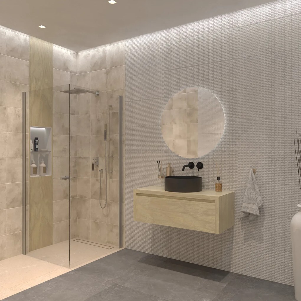 Gliss Design Ares badmeubel 100cm corn silk zonder waskom