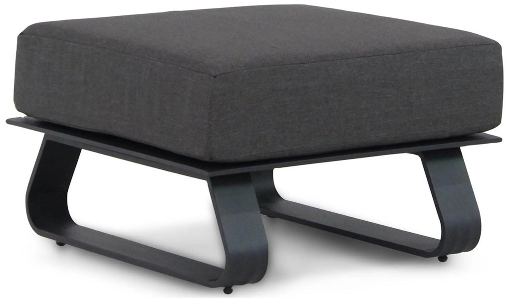 Stoel en Bank Loungeset 4 personen Aluminium/wicker Grijs Santika Furniture Santika Tika