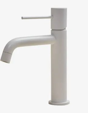 Orveta Wastafelkraan Van Messing Wit & ↑20 Cm - Sklum