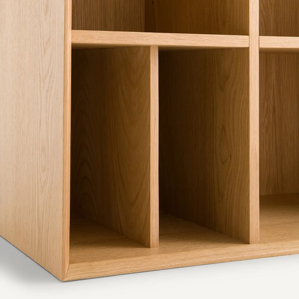 Kleine boekenkast in eikenfineer, Mikube