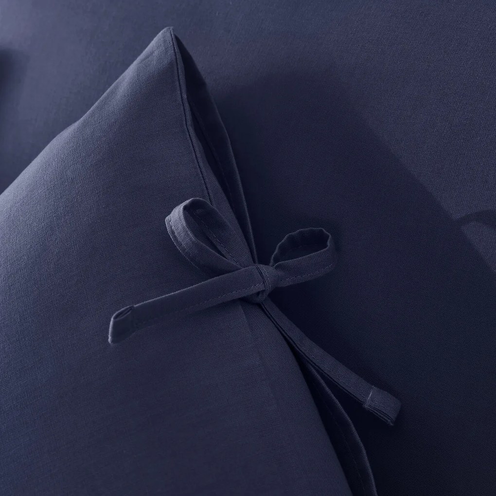 Effen kussensloop te strikken in katoen , Scenario