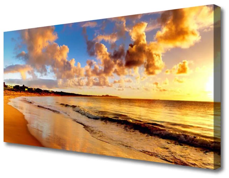 Print van doek Ocean beach landscape 100x50 cm