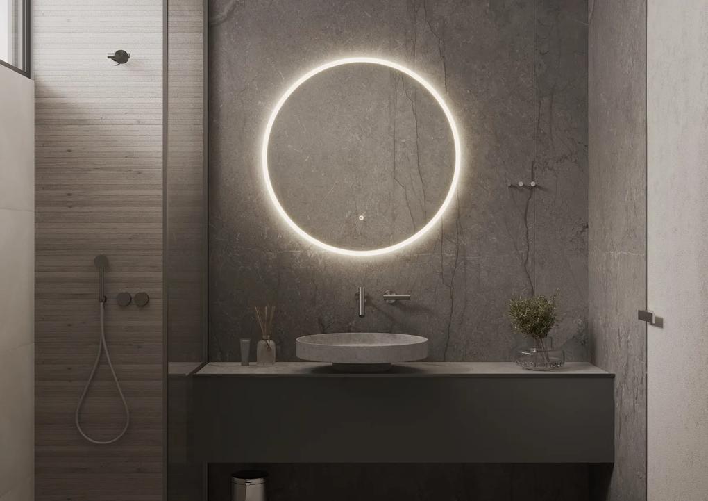 Martens Design Porto spiegel met LED verlichting, spiegelverwarming en touchbediening 120cm
