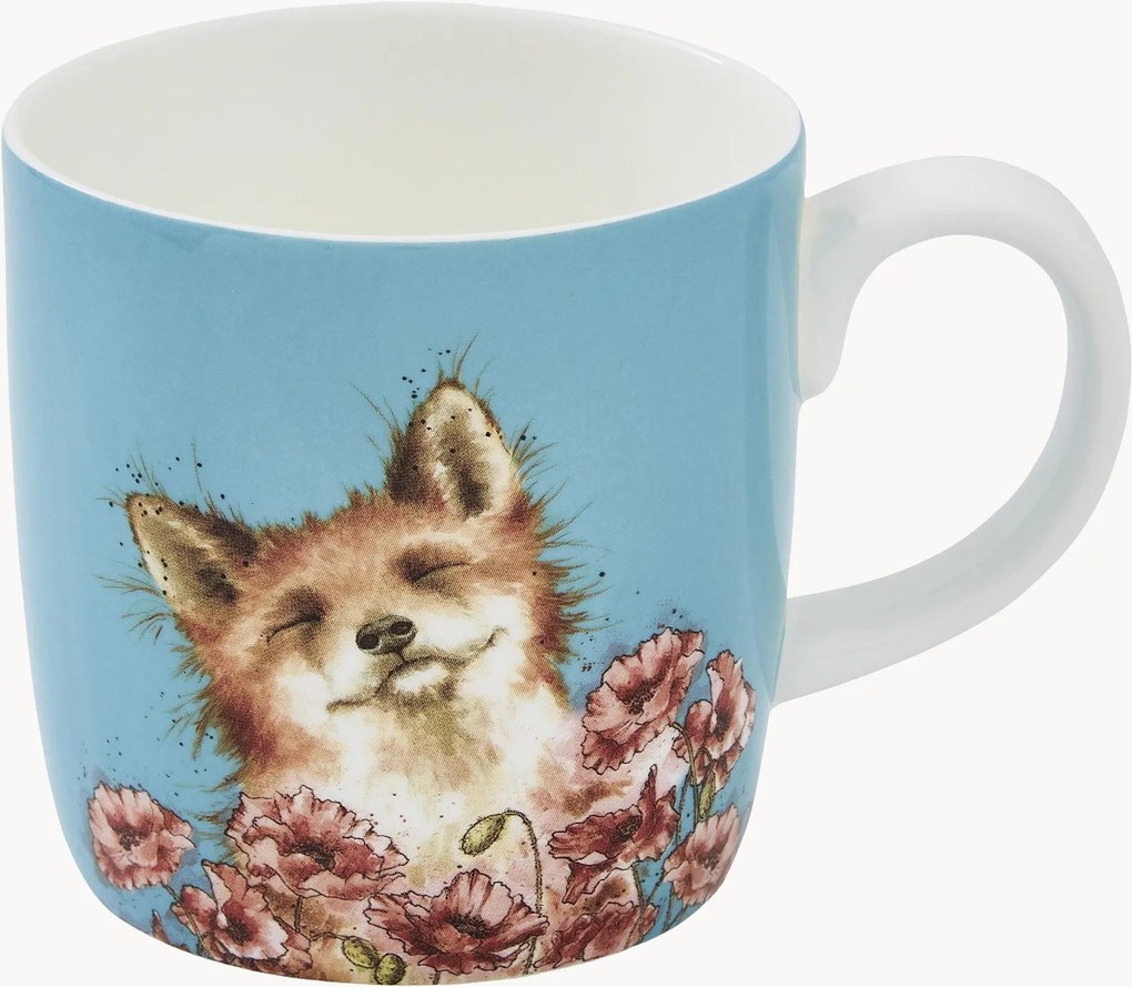 Fine Bone China koffiekopje Poppy Field