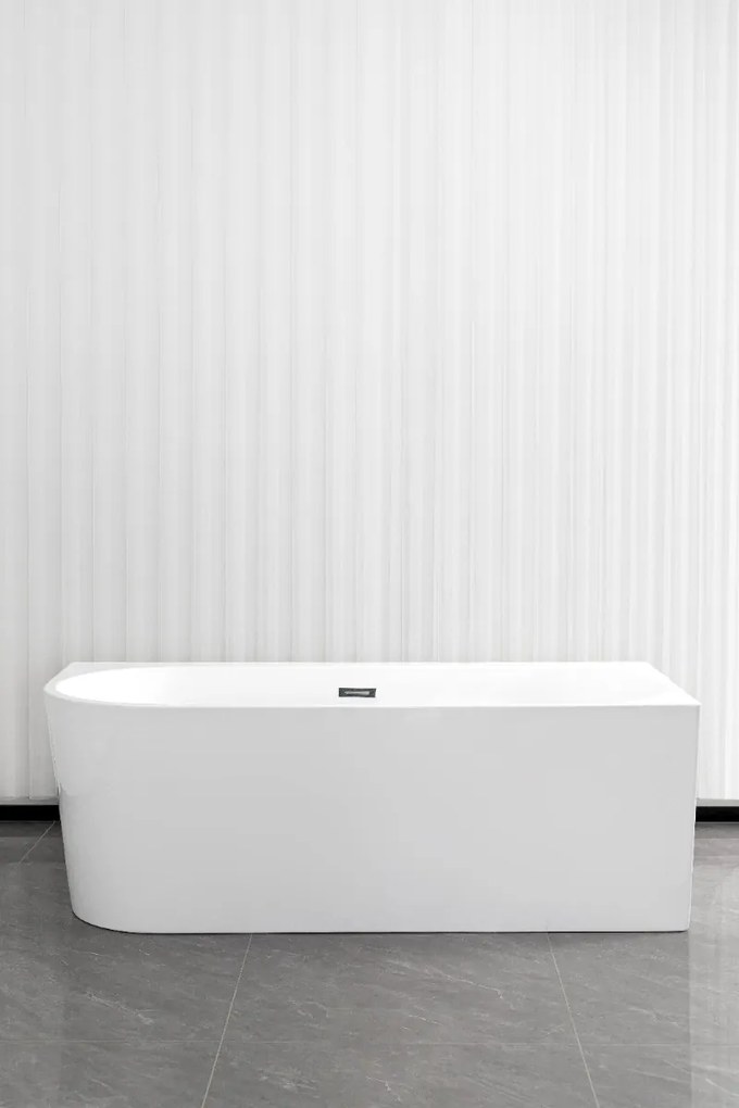 Badstuber Elise hoekbad rechts 180x80cm wit