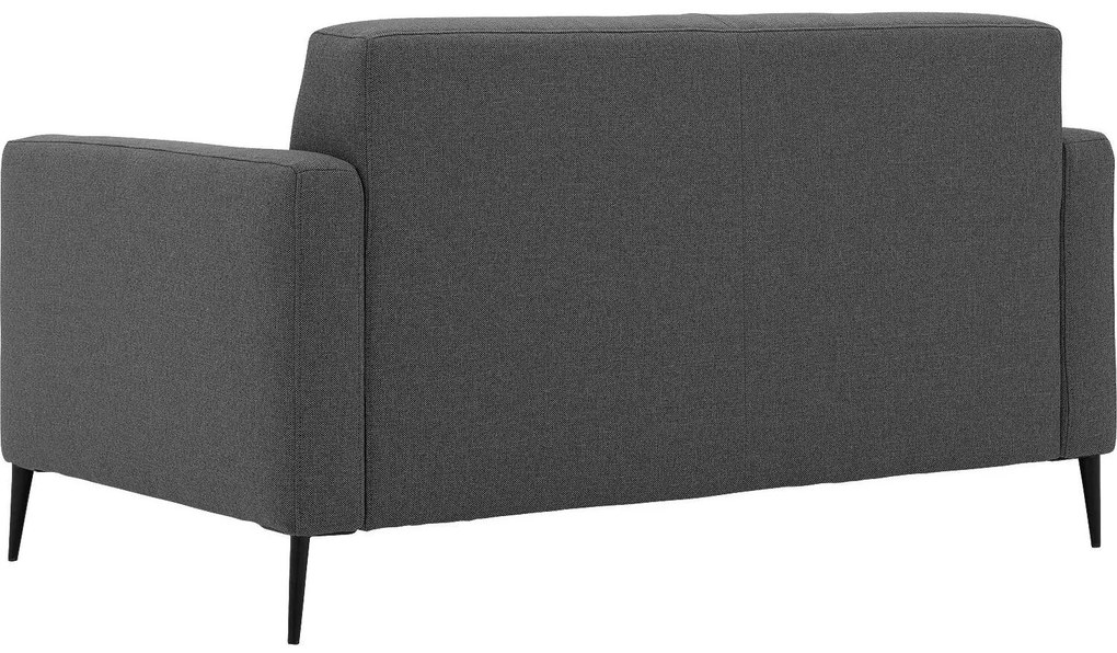 Goossens  Key West grijs, stof, 2-zits, modern design