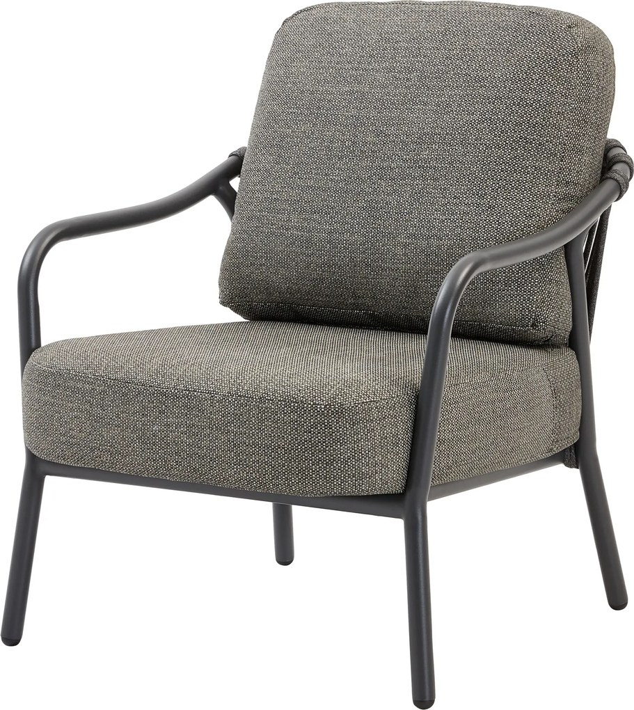 Serenno lounge tuinstoel aluminium antraciet