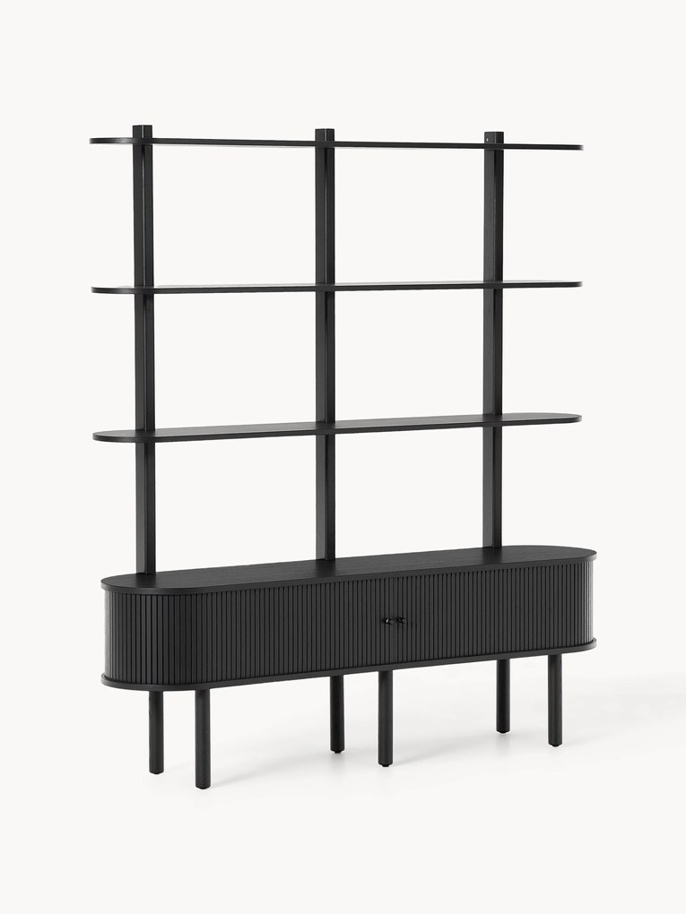 Wandkast Calary met gefluteerde voorkant