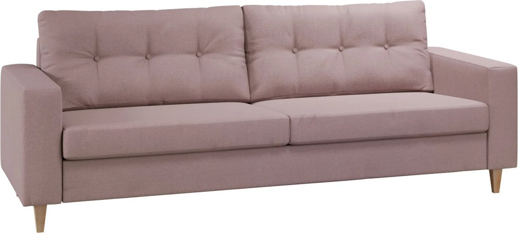 Bank Temple 111, Aantal zitplaatsen: 3, Afwezig, Afwezig, 214x91x83cm, 63 kg, Stof, Poten: Hout