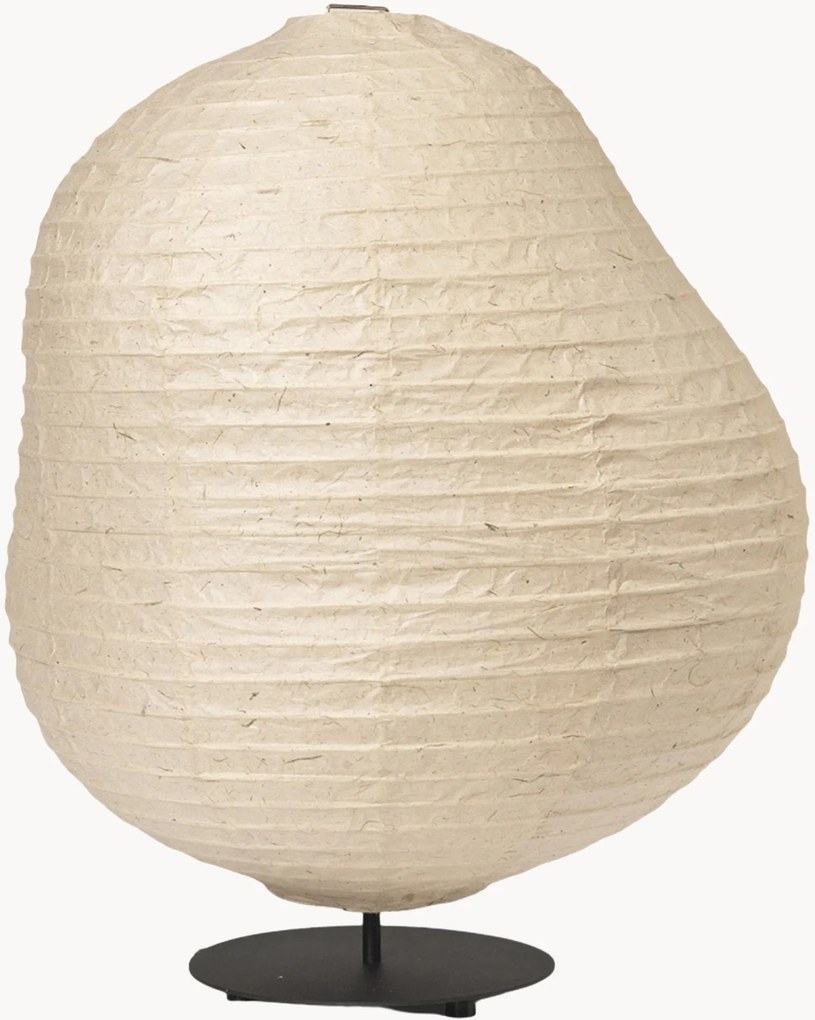 Kleine vloerlamp Kurbis van washipapier