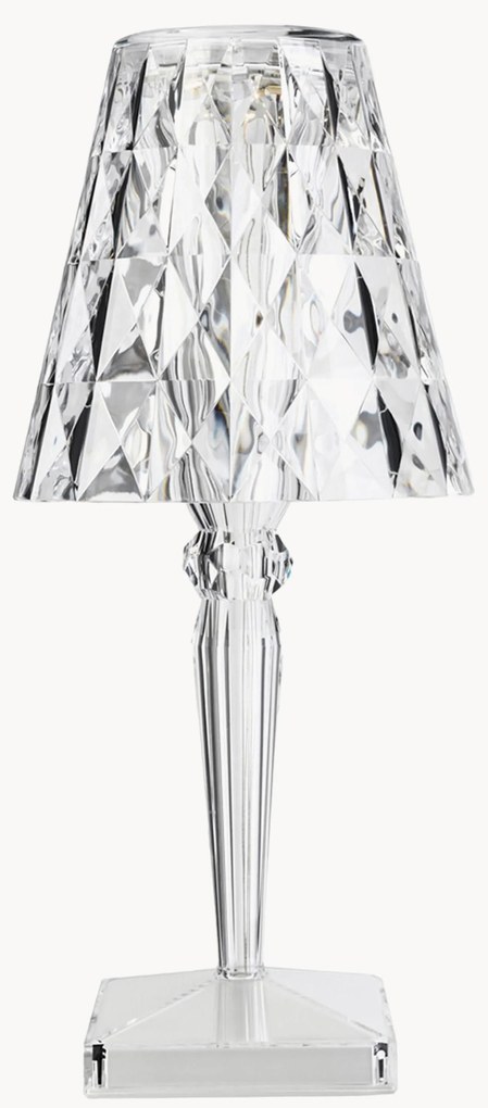 Mobiele dimbare LED-tafellamp Big Battery, H 37 cm