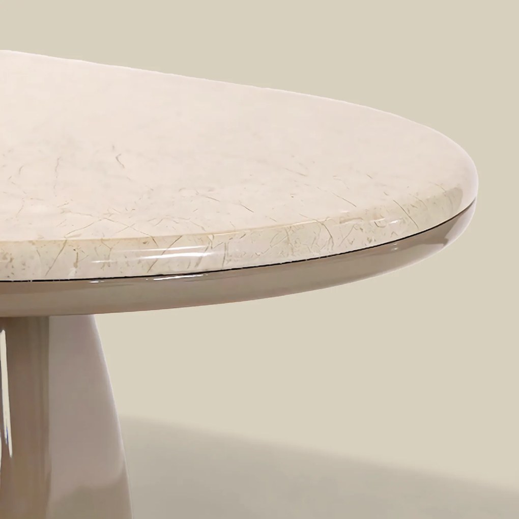 Design Salontafel Hoogglans Marmer - 109 X 58cm.