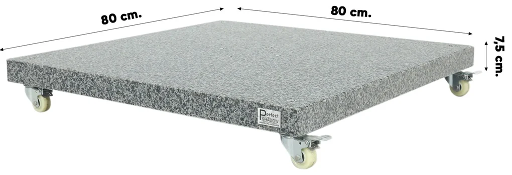 Platinum Challenger Premium T2 3.5x2.6 m - Jet Black met voet en hoes