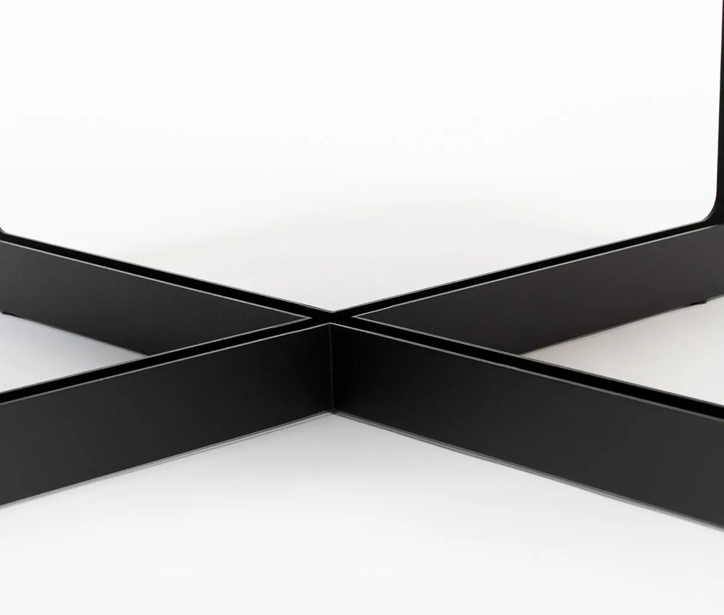 Zuiver Centre Round Black Ronde Design Salontafel Zwart - 68 X 68cm.