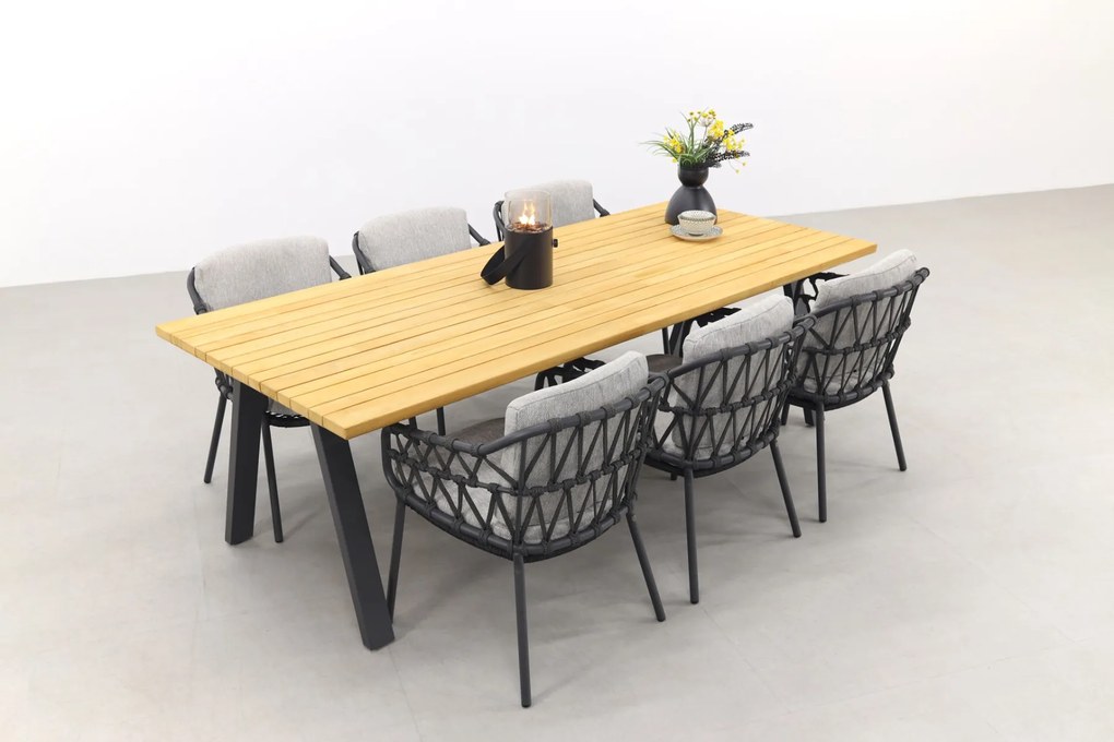 4 Seasons Calpi/Taste Ambassador 240x100 cm. tuinset - 7-delig OP=OP