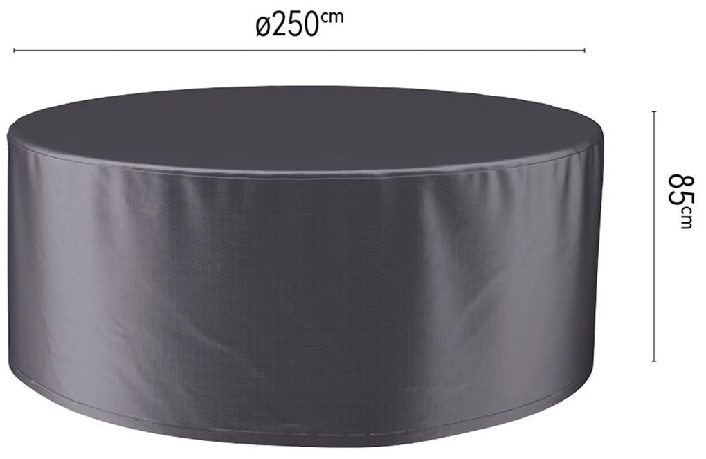 Platinum Aerocover ronde tuinsethoes - 250x85 cm.