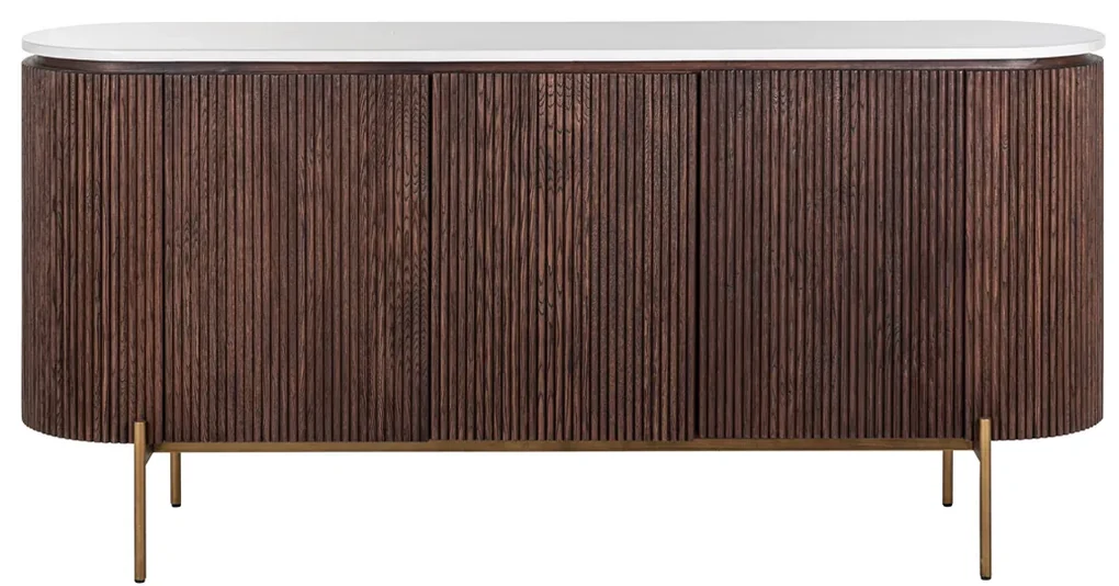 Dressoir Marmerlook - 180x46x85cm.