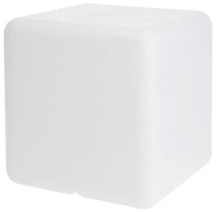 Tuinverlichting kubus Witte kubus gekleurd/wit licht
