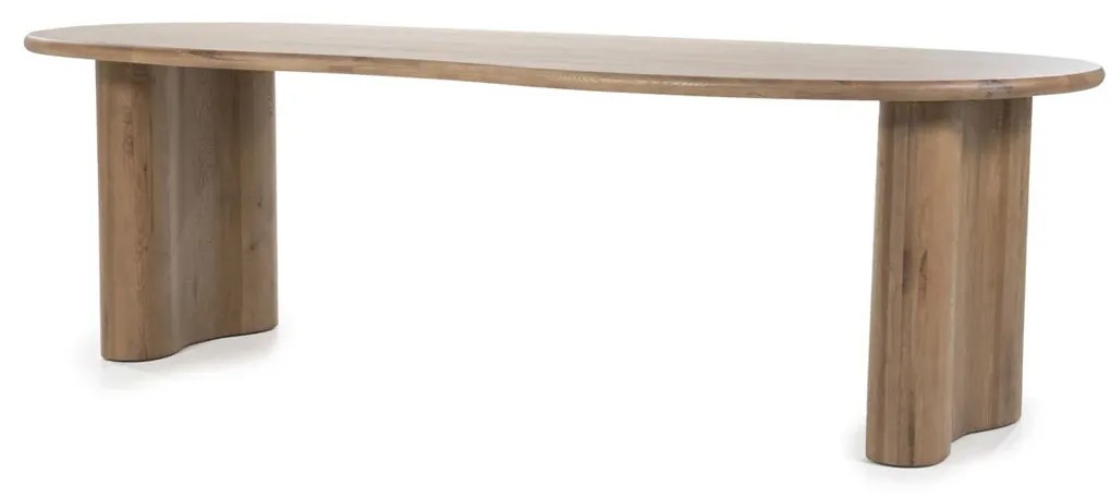 Eleonora Josh Organische Eettafel Bruin Eiken 250 Cm - 250 X 110cm.