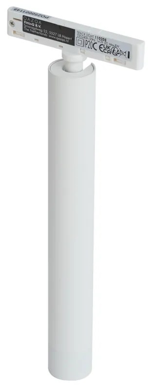 Moderne spot wit voor railsysteem 1-fase - Slimline Avery